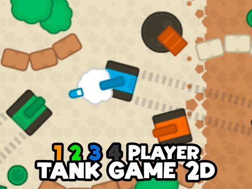 1 2 3 4 Player Tank Game 2D